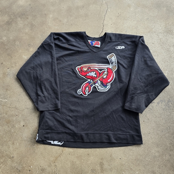 Bossier-Shreveport Mudbugs Hockey Jersey Black 54 Chl SP - Picture 1 of 7